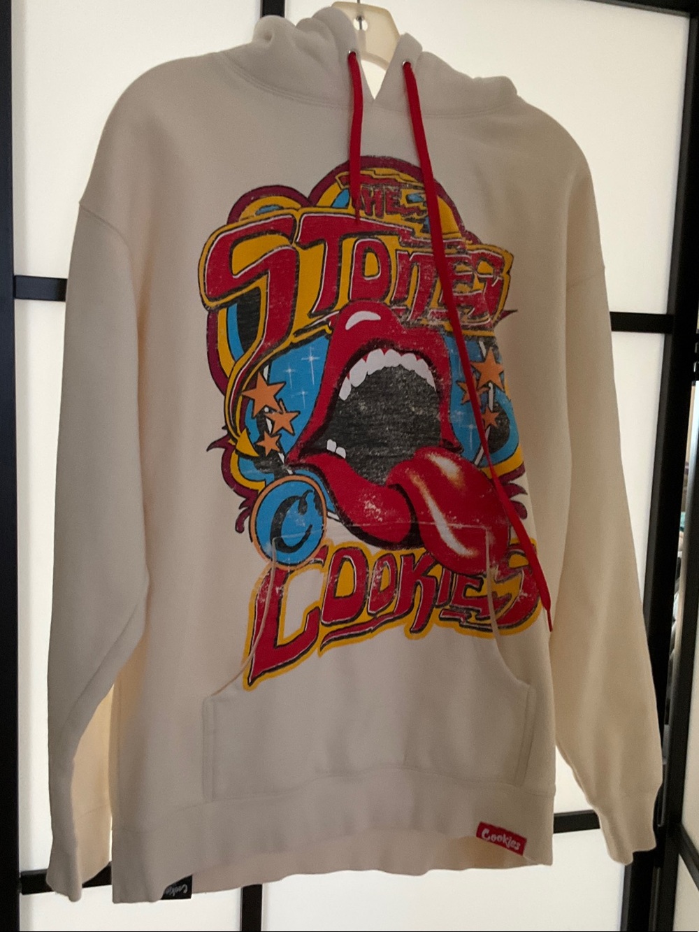 Cookies x Rolling Stones Cream Hoodie